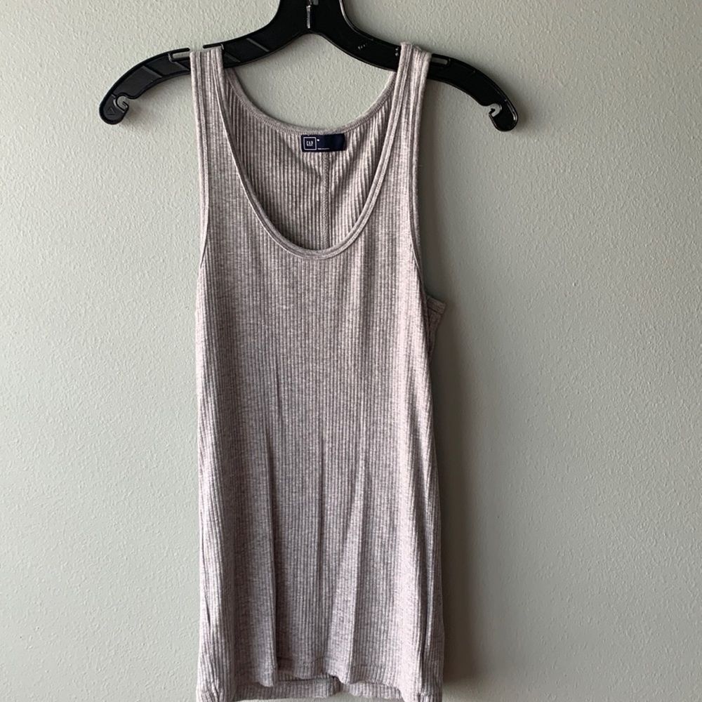 GAP ribbed grey tank - size M